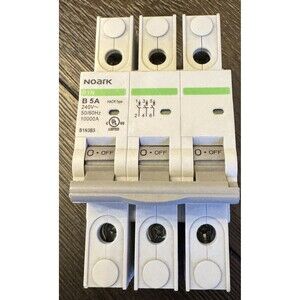 Noark Miniature Cicuit Breaker B1N B 5A 240V 50/60 hz